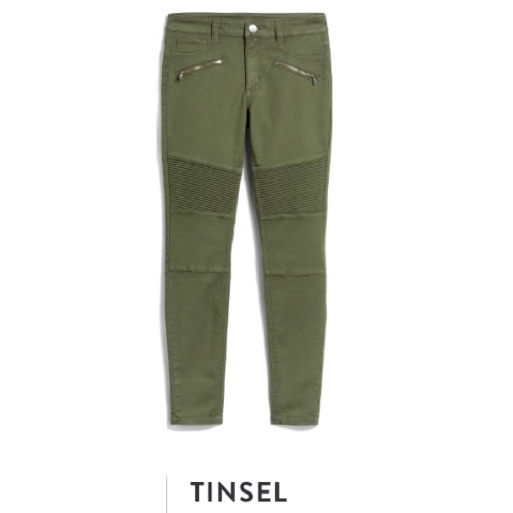 Tinsel green skinny jeans NEW WITH TAGS